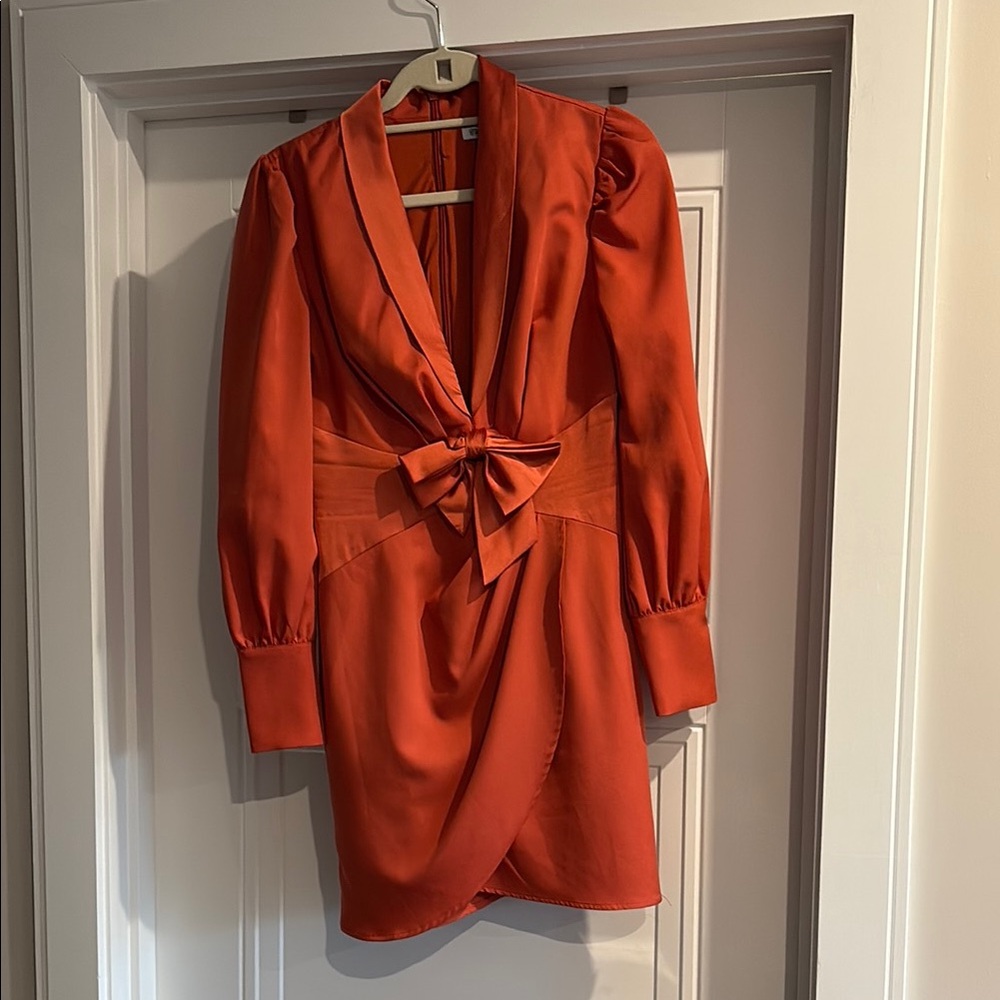 Elegant Orange Dress